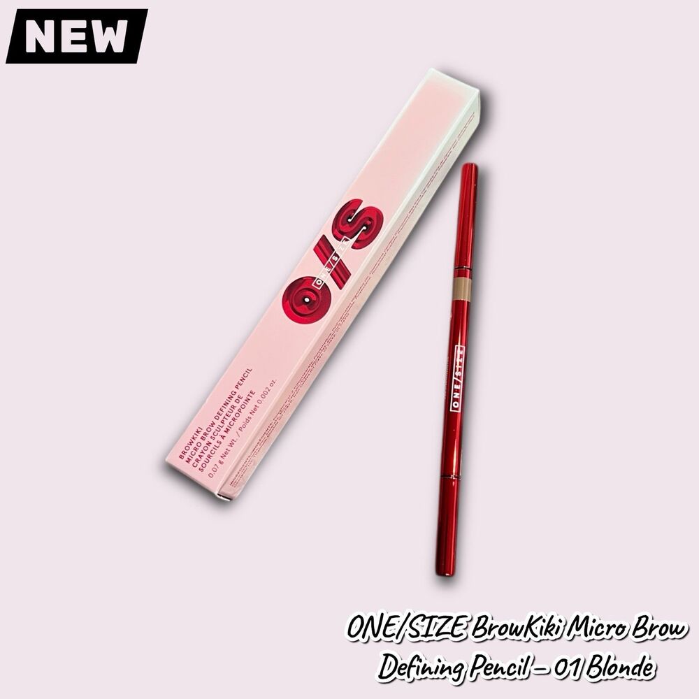 NEW NWT ONE/SIZE BrowKiki Micro Brow Defining Pencil – 01 Blonde - Picture 3 of 8